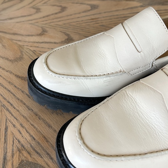 Everlane Loafers Parchment Cream Size 7 - Picture 7 of 8
